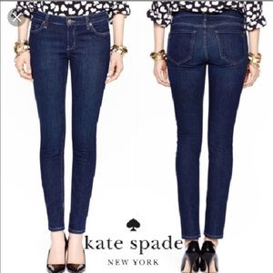 Kate Spade Blue Broome Street Skinny Jeans